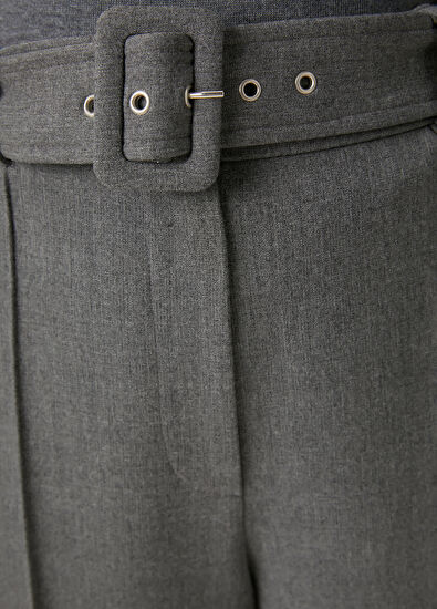 Beymen Club Grey Belted Trousers - 7