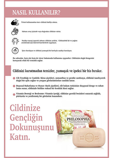 Nesti Dante Philosophia Lift Firming Purifying A E Vitamins Vegan Care Soap Bar 250 g - 4