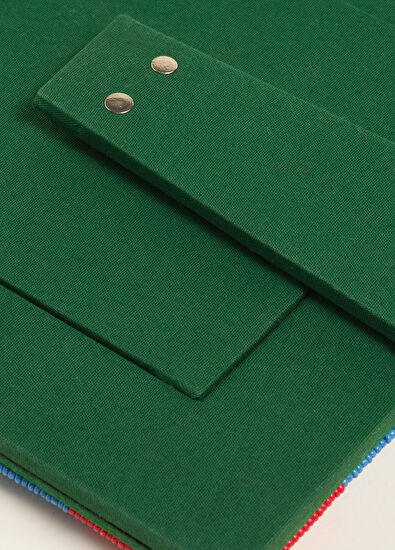 Zsa Zsa Zsu Dadrı Colored Glass Bead Wooden Frame 17 x 17 cm - 4