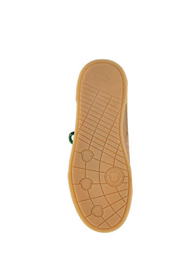 Moncler Beige Men's Suede Sneakers - 5