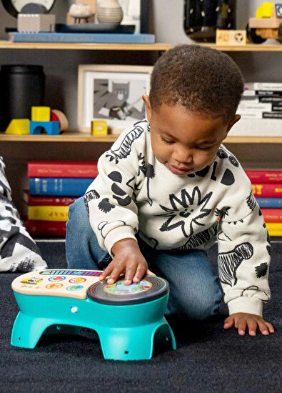 Baby Einstein Hape DJ Discovery Magic Touch Turntable Ahşap Müzikli Oyuncak - 5