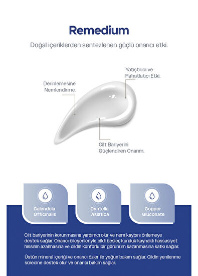 or multicosmetics Remedium Skin Repair And Help Relieve Irritation Sauce Soothing Care Cream 50 ml - 3