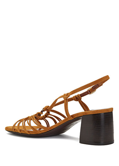 Carel Cabana Tan Women's Suede Sandals - 3