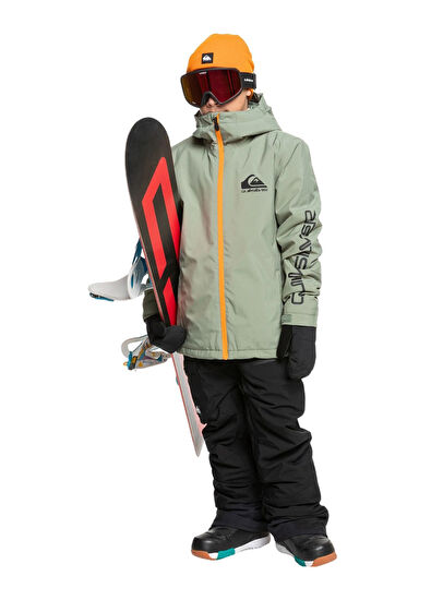 Quiksilver Morton Youth Yeşil Erkek Çocuk Snowboard Montu - 5