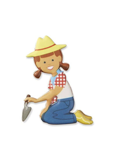 Melissa & Doug Kabartmalı Tak Çıkar Çiftlik Çıkartma Seti - 5