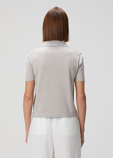 Kiton Light Blue Polo Neck Knitwear - 4