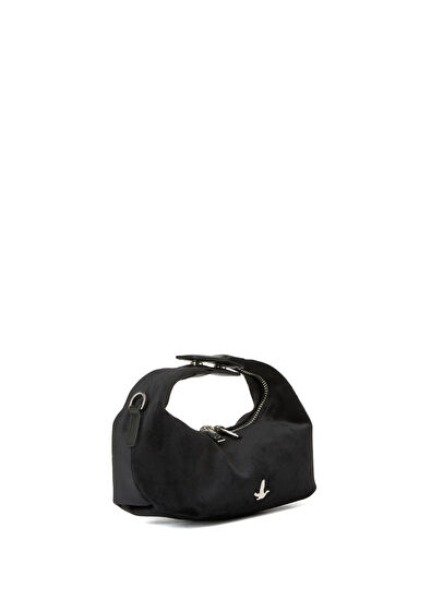 Beymen Club Siyah Kadın Kadife Çanta - 3