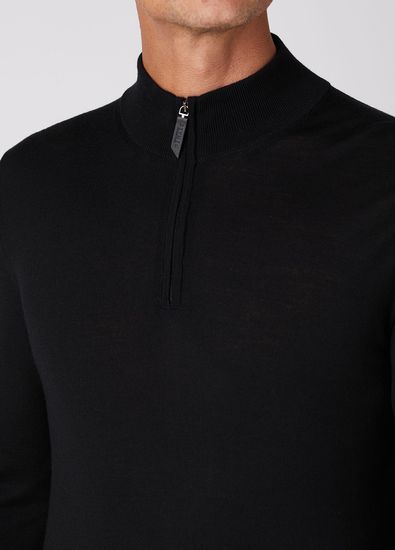 Beymen Collection Black Polo Wool Sweater - 6