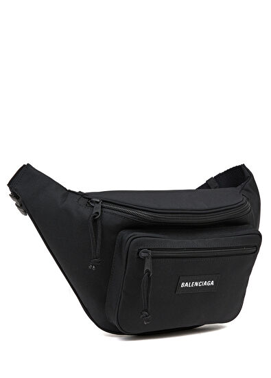 Balenciaga Explorer Siyah Logolu Erkek Bel Çantası - 3