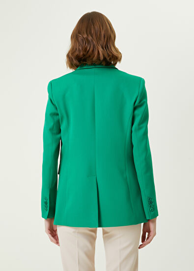 Beymen Club Yeşil Krep Blazer Ceket - 5