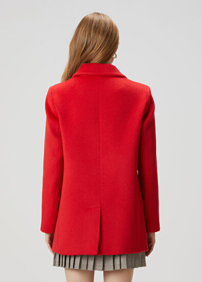Beymen Club Kırmızı Yün Ceket - 6