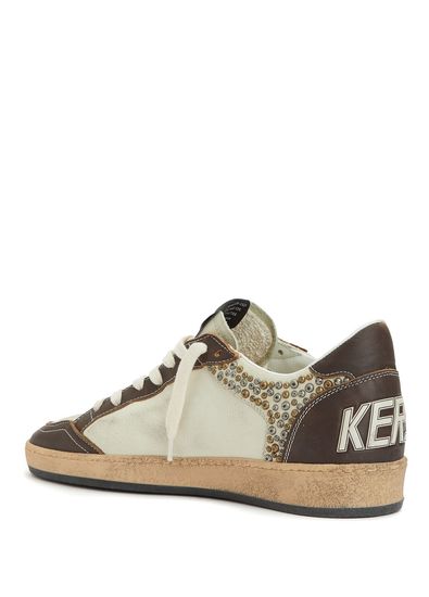 Golden Goose Private EDT Kahve Beyaz Erkek Deri Sneaker - 3