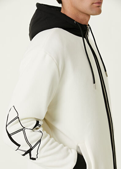 Beymen Club Ecru Logo Embroidered Coat - 6