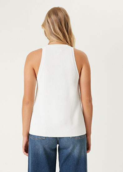 Beymen Club Off-White Gold Buttoned Knit Cardigan - 6