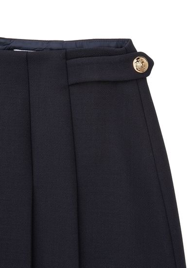 Beymen Club Navy Blue A-Line Pleated Mini Skirt - 7
