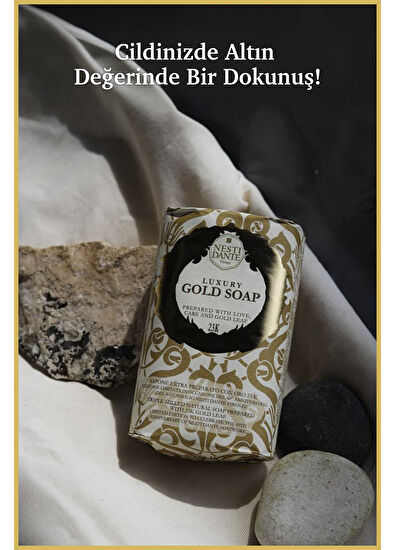 Nesti Dante Luxury Gold Parlatıcı Vegan Bakım Kalıp Sabun 250 gr - 5