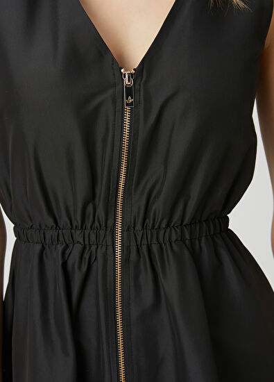 Beymen Club Siyah Midi Elbise - 6