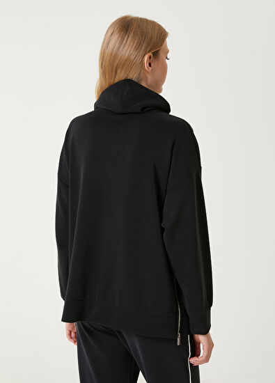 Beymen Club Black Draped Modal Sweatshirt - 6