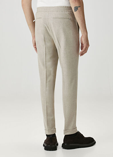 Marco Pescarolo Beige Wool Trousers - 3
