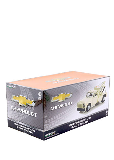 Greenlight 1:18 Greenlight 1968 Chevrolet C-30 Dually Wrecker Beyaz Model Araba - 5