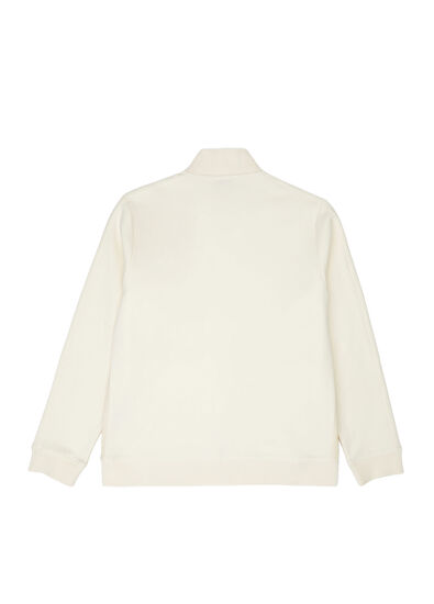 Beymen Club Kırık Beyaz Kaz Detaylı Joop Interlock Sweatshirt - 6