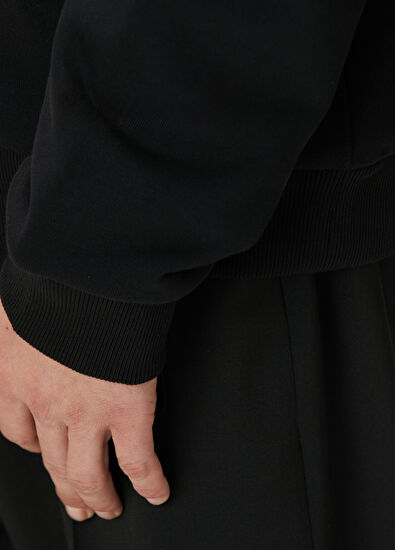 Academia Siyah Bilardo Baskılı Sweatshirt - 7