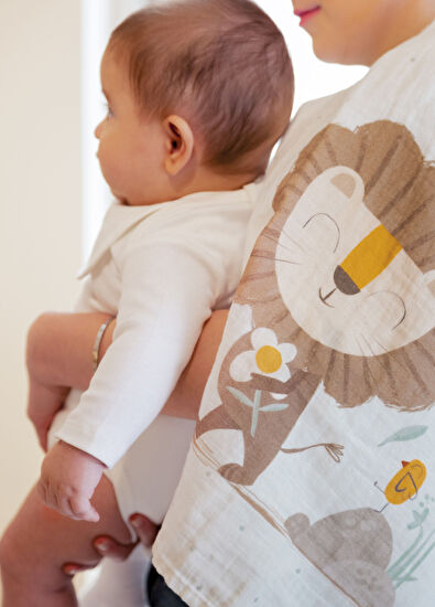 Casadora Baby Simba 100% Organic Cotton 2-Piece Muslin Cover Set - 5