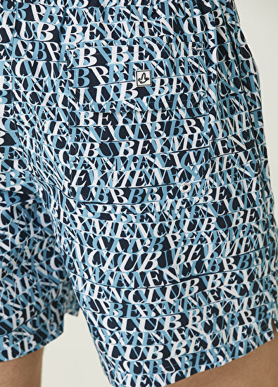 Beymen Club Lacivert Logo Desenli Mayo - 6