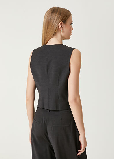 Beymen Club Antrasit Yelek - 6