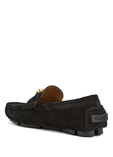 Versace Black Men's Suede Driver - 3