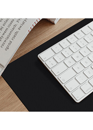 Roarcraft Siyah Deri Masa Matı ve Mouse Pad Seti - 4