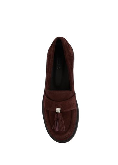 Beymen Club Bordo Püsküllü Kadın Deri Loafer - 4