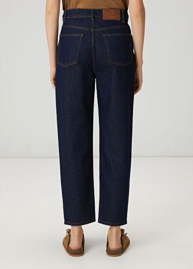 Beymen Club Mom Fit Indigo Jean Pantolon - 5