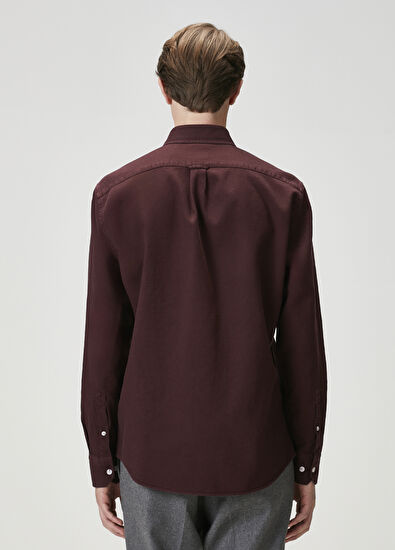 Beymen Club Comfort Fit Mürdüm Dokulu Gömlek - 5