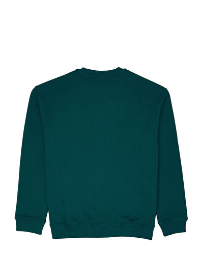 Beymen Club Clubby Koyu Yeşil Oversized Sweatshirt - 6