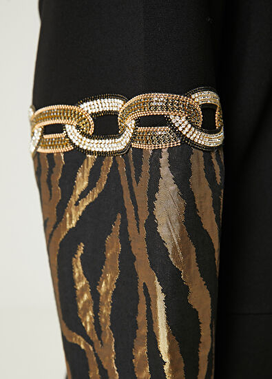 Beymen Club Siyah Taş İşlemeli Sweatshirt - 5