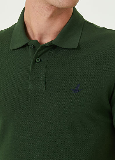 Beymen Club Comfort Fit Yeşil Polo Yaka T-shirt - 5