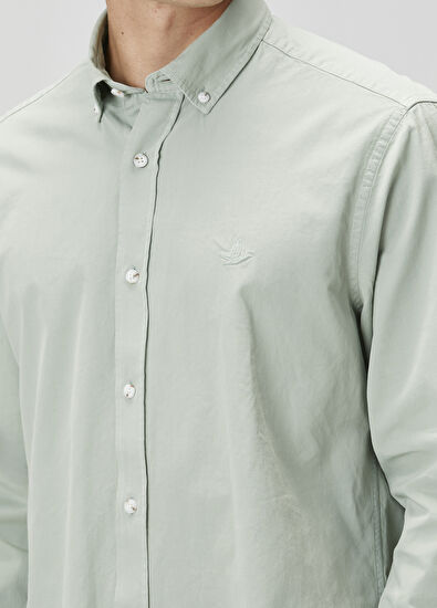Beymen Club Comfort Fit Çağla Gabardin Doku Gömlek - 6