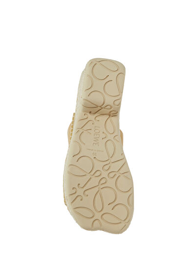 Hardal Kadın Deri Espadril - Görsel 6