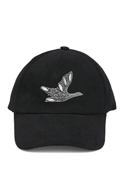 Beymen Club Siyah Logo Detaylı Kadın Şapka - 4