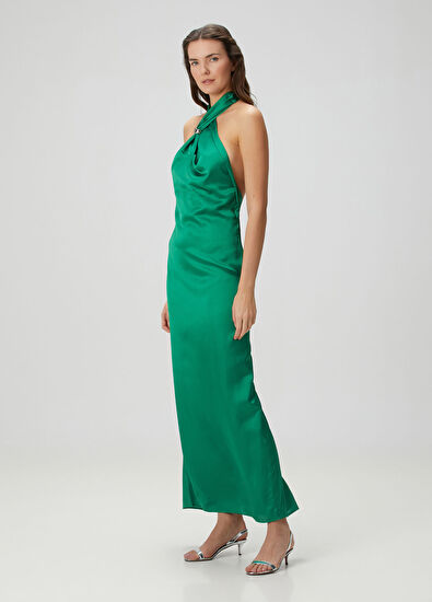 Baobab Amorino Yeşil Maksi Abiye Elbise - 3