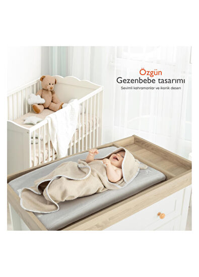 Gezenbebe Hero Başlıklı Çocuk Kurulama Havlusu - 5