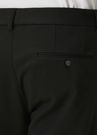 Beymen Club Black Diagonal Patterned Chino Pants - 5