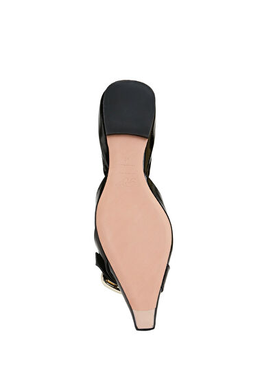 ROGER VIVIER Black Women's Leather Ballet Flats - 5