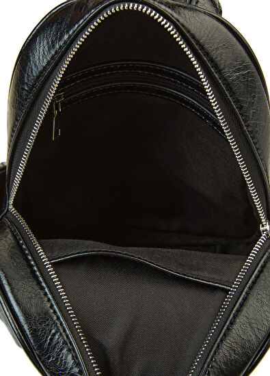 Siyah Kadın Sırt Çantası - Görsel 6