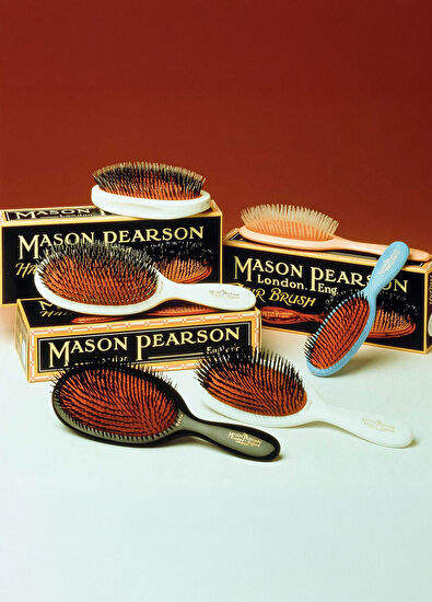 Mason Pearson Small Extra Boar Bristle B2 Pink Saç Fırçası - 4