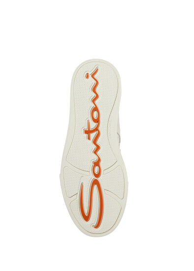 Beyaz Erkek Deri Sneaker - Görsel 7