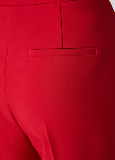 Beymen Club Red Pipe Leg Evening Pants - 6