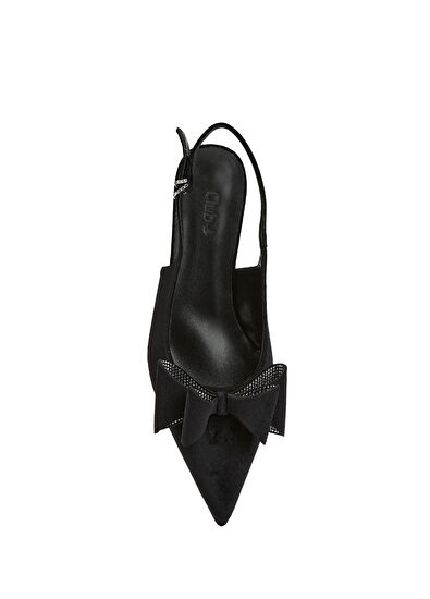 Beymen Club Siyah Fiyonk Detaylı Topuklu Ayakkabı - 4