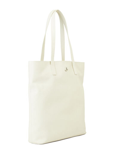 Beymen Club Ecru Women's Shopping Bag - 3